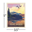 Mount Rainier National Park Washington Vinyl Sticker