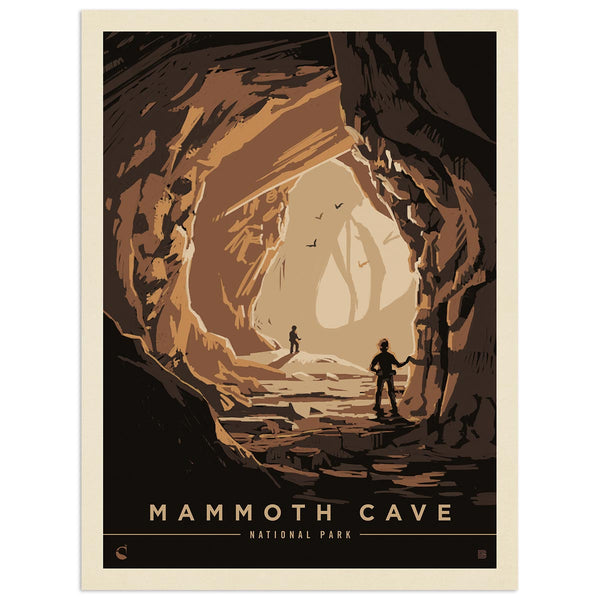 Mammoth Cave National Park Kentucky Hikers Vinyl Sticker