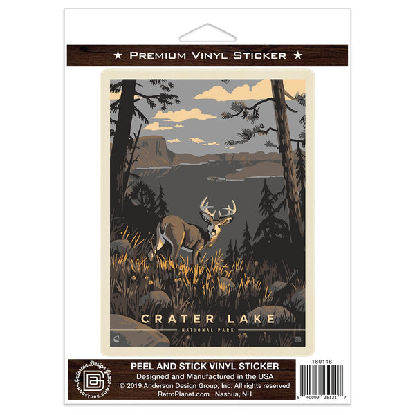 Carter Lake National Park Oregon Vinyl Sticker
