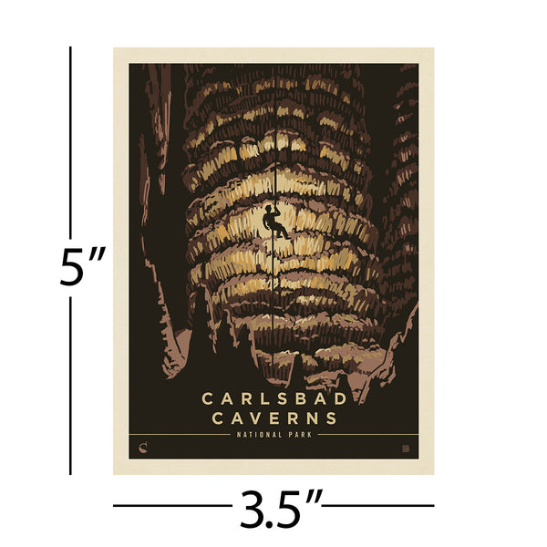 Carlsbad Caverns National Park New Mexico Stalagmites Vinyl Sticker