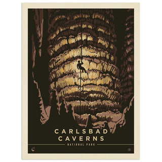 Carlsbad Caverns National Park New Mexico Stalagmites Vinyl Sticker