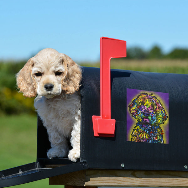 Terrier Dog Dean Russo Vinyl Sticker