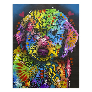 Labradoodle Dog Dean Russo Vinyl Sticker