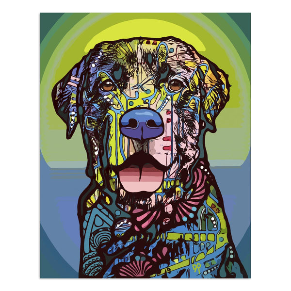 Indelible Lab Dog Dean Russo Vinyl Sticker