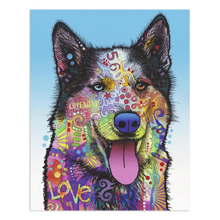 Yukon Husky Dog Dean Russo Vinyl Sticker
