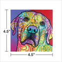 Labrador Retriever Dog Starry Lab Dean Russo Vinyl Sticker