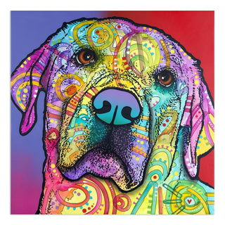 Labrador Retriever Dog Starry Lab Dean Russo Vinyl Sticker