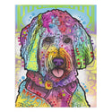 Golden Doodle Dog Layla Dean Russo Vinyl Sticker
