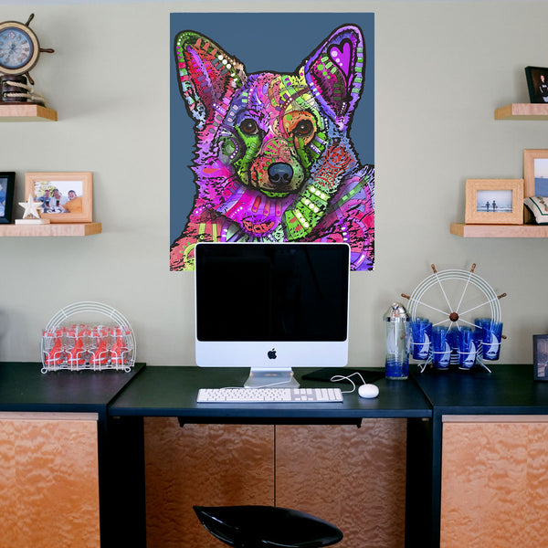 Indelible Corgi Dog Dean Russo Wall Decal
