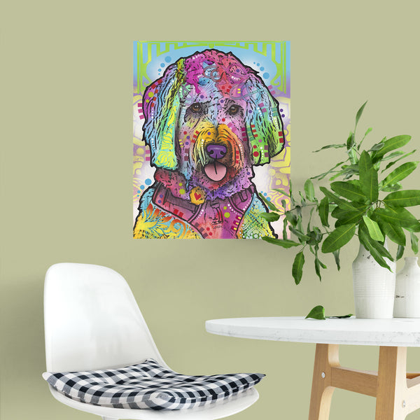 Goldendoodle Dog Layla Dean Russo Wall Decal