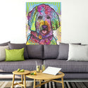 Goldendoodle Dog Layla Dean Russo Wall Decal