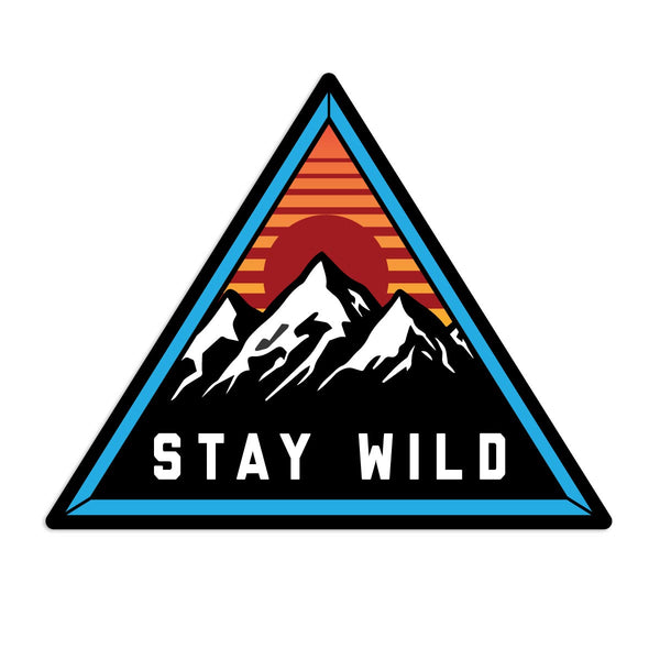 Stay Wild Die Cut Vinyl Sticker