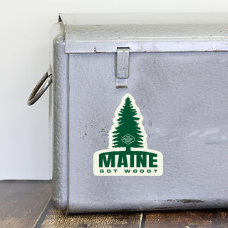 Maine Got Wood Die Cut Vinyl Sticker