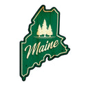 Maine State Pine Trees Die Cut Vinyl Sticker