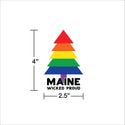 Maine Wicked Proud Die Cut Vinyl Sticker