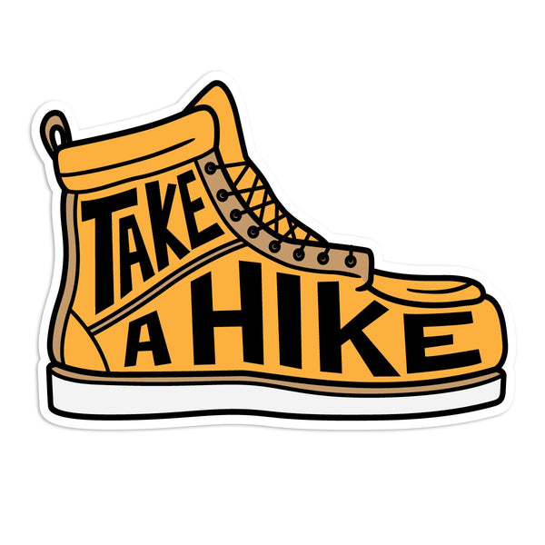 Take A Hike Mini Vinyl Sticker