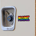 Maine Rainbow Mini Vinyl Sticker