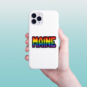 Maine Rainbow Mini Vinyl Sticker