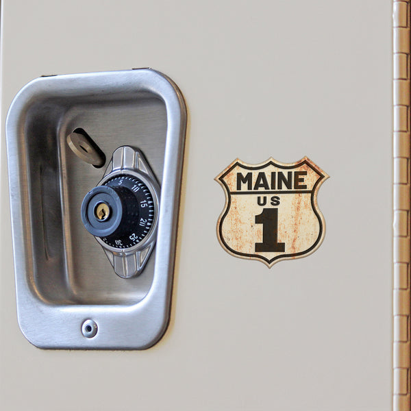 Maine US 1 Mini Vinyl Sticker