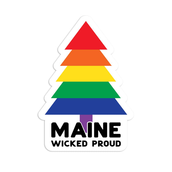 Maine Wicked Proud Mini Vinyl Sticker