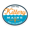 Maine Ocean Waves Die Cut Vinyl Sticker