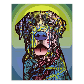 Indelible Lab Dog Dean Russo Mini Vinyl Sticker