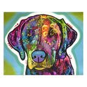 Labrador Retriever Dog What Now Dean Russo Mini Vinyl Sticker