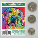 Labrador Retriever Dog Starry Lab Dean Russo Mini Vinyl Sticker