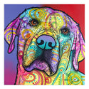 Labrador Retriever Dog Starry Lab Dean Russo Mini Vinyl Sticker
