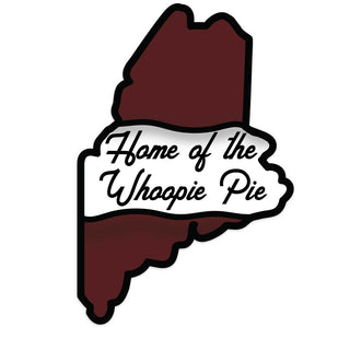 Maine Whoopie Pie State Pride Vinyl Sticker