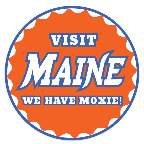 Visit Maine Moxie State Pride Mini Vinyl Sticker