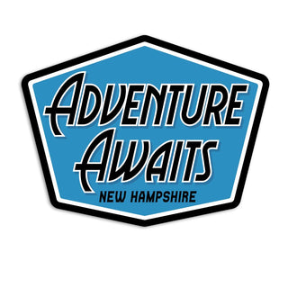 New Hampshire Adventure Awaits State Pride Vinyl Sticker