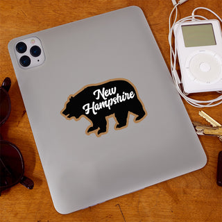 New Hampshire Bear State Pride Vinyl Sticker