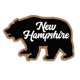 New Hampshire Bear State Pride Vinyl Sticker