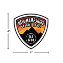 New Hampshire Est 1788 State Pride Vinyl Sticker