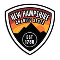 New Hampshire Est 1788 State Pride Vinyl Sticker