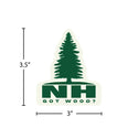 New Hampshire Got Wood Tree State Pride Vinyl Sticker