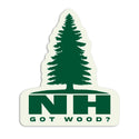 New Hampshire Got Wood Tree State Pride Vinyl Sticker