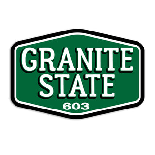 New Hampshire Granite State 603 State Pride Vinyl Sticker