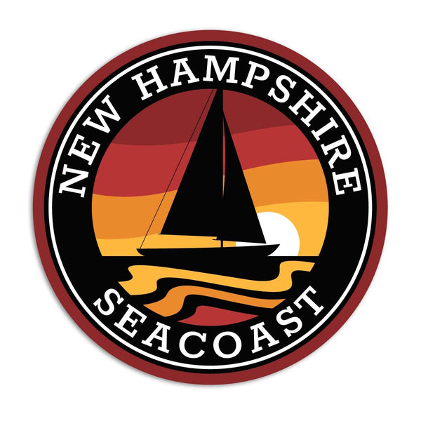 New Hampshire Seacoast State Pride Vinyl Sticker