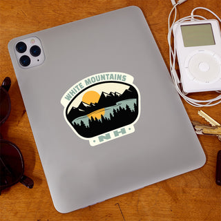 New Hampshire White Mountains Lake State Pride Vinyl Sticker