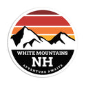 New Hampshire White Mountains State Pride Vinyl Sticker
