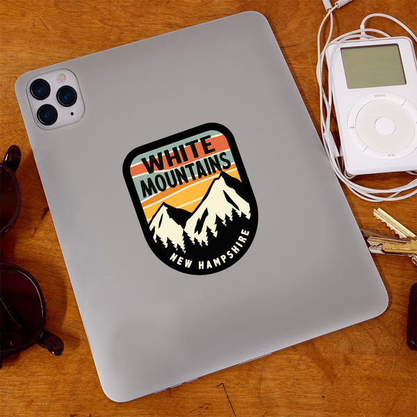 New Hampshire White Mountains Sky State Pride Vinyl Sticker