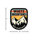 New Hampshire White Mountains Sky State Pride Vinyl Sticker