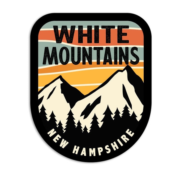 New Hampshire White Mountains Sky State Pride Vinyl Sticker