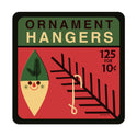 Ornament Hangers Christmas Die Cut Sticker