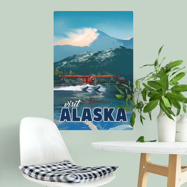 Visit Alaska State Travel Decal