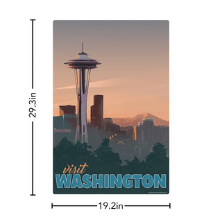 Visit Washington Space Needle State Travel Decal