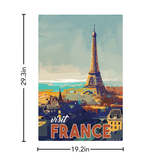 Visit France Eiffel Tower State Travel Decal