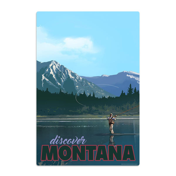 Discover Montana State Travel Decal